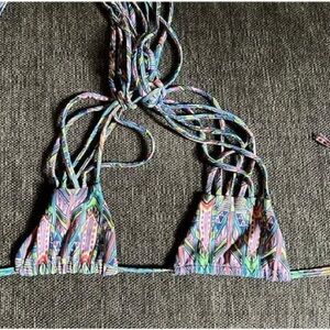 Stone fox swim bikini top